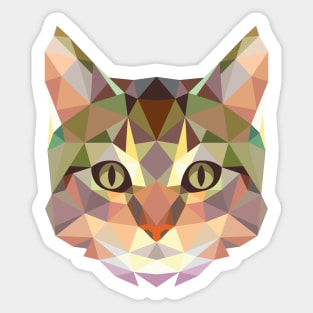 Fractal Kitty Cat Sticker